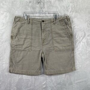 Outerknown Shorts Mens 38 Utility Chino 8" Inseam Organic Cotton Casual Beach